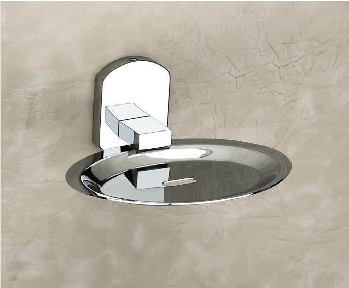 AURA Soap Dish Stainless Steel Bathroom Commercial Hotel Spa Countertop Wall Mount Heavy-Duty Anti-Rust Waterproof Easy Clean Professional Grade Durable Single Compartment Rustproof Hygienic Drainage Space Saving Modern Luxury Design Elegant Finish